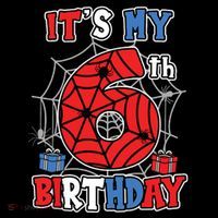 Its My 6th Birthday Spider Theme Party 6 Year Old Boy Coffee Mug thumb 5
