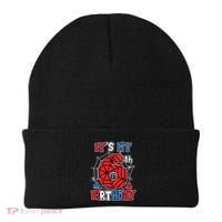 Its My 6th Birthday Spider Theme Party 6 Year Old Boy Beanie thumb 0