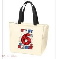 Its My 6th Birthday Spider Theme Party 6 Year Old Boy Tote Bag thumb 3