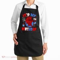 It'S My 6th Birthday Spider Theme Party Boy Birthday Present Apron thumb 2