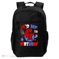 It'S My 6th Birthday Spider Theme Party Boy Birthday Present Backpack thumb 0