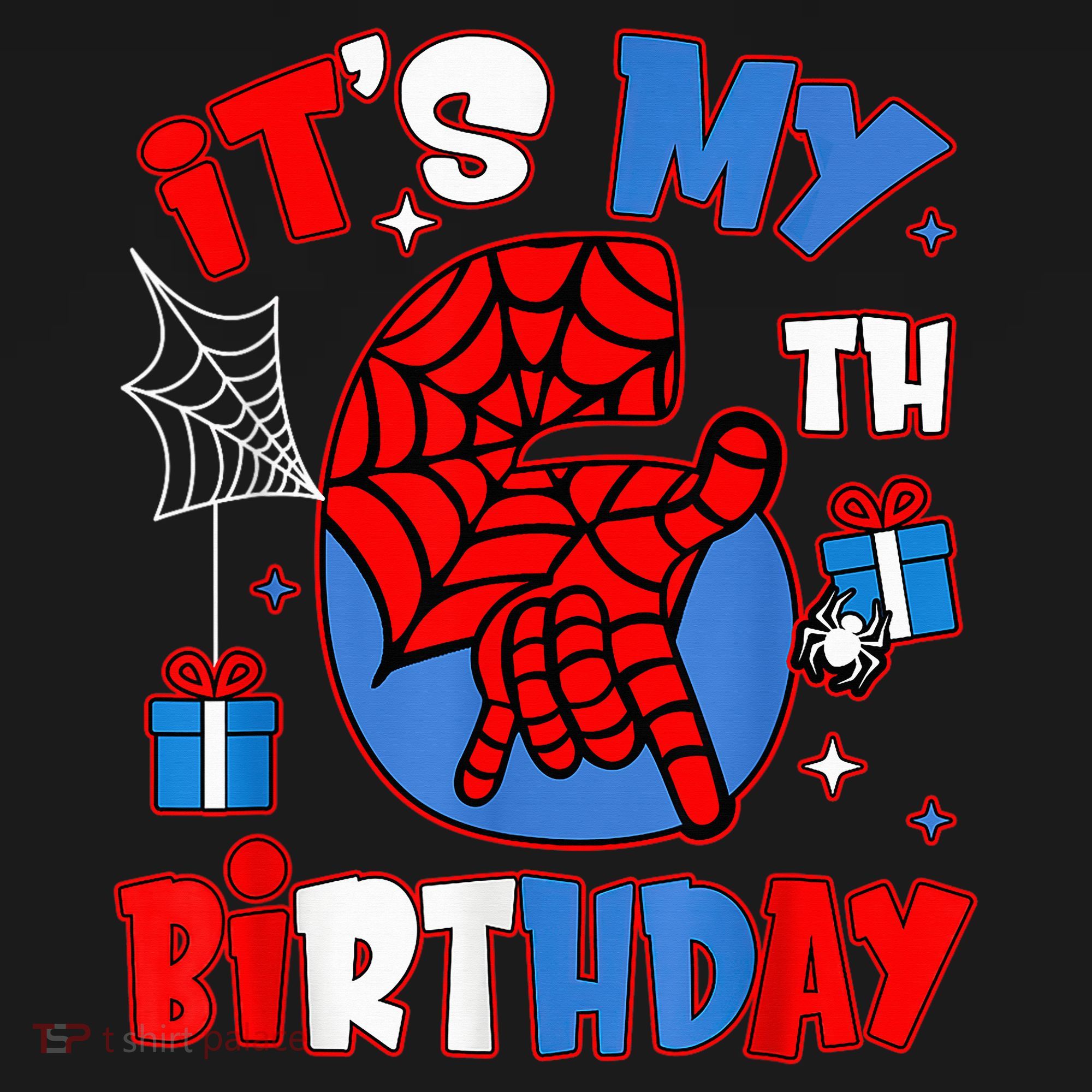 It'S My 6th Birthday Spider Theme Party Boy Birthday Present Women's Hoodie