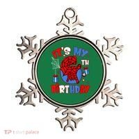 It'S My 6th Birthday Spider Theme Party Boy Birthday Present Ornament thumb 0