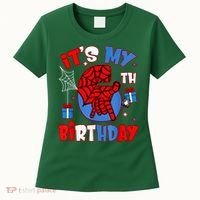 It'S My 6th Birthday Spider Theme Party Boy Birthday Present Women's T-Shirt thumb 0