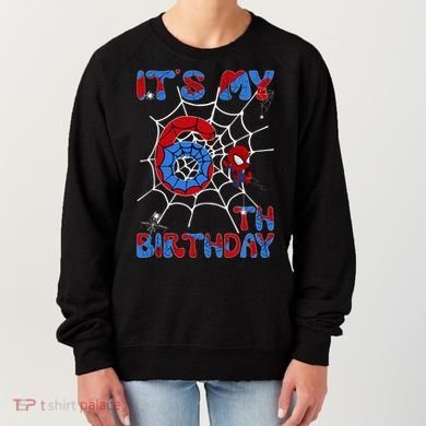 Its My 6th Birthday Spider Web 6 Year Old Women's Sweatshirt