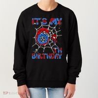 Its My 6th Birthday Spider Web 6 Year Old Women's Sweatshirt thumb 0