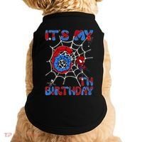Its My 6th Birthday Spider Web 6 Year Old Doggie Tank thumb 0