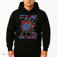Its My 6th Birthday Spider Web 6 Year Old Hoodie thumb 2