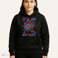 Its My 6th Birthday Spider Web 6 Year Old Hoodie thumb 5