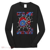 Its My 6th Birthday Spider Web 6 Year Old Long Sleeve Shirt thumb 0