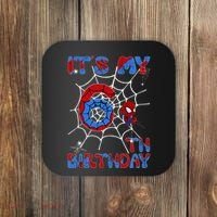 Its My 6th Birthday Spider Web 6 Year Old Coaster thumb 0