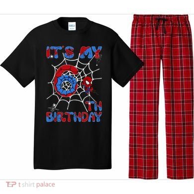 Its My 6th Birthday Spider Web 6 Year Old Pajama Set