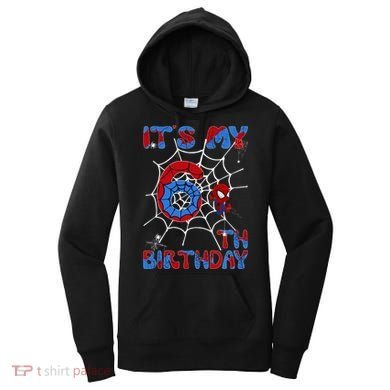 Its My 6th Birthday Spider Web 6 Year Old Women's Hoodie