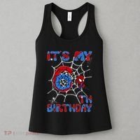 Its My 6th Birthday Spider Web 6 Year Old Women's Tank Top thumb 3