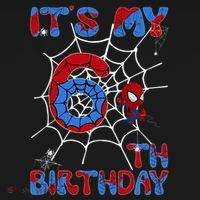 Its My 6th Birthday Spider Web 6 Year Old Women's Tank Top thumb 5