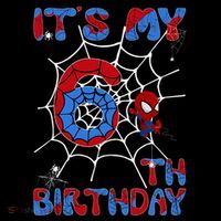 Its My 6th Birthday Spider Web 6 Year Old Toddler Hoodie thumb 2