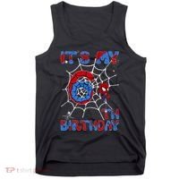 Its My 6th Birthday Spider Web 6 Year Old Tank Top thumb 0