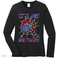 Its My 6th Birthday Spider Web 6 Year Old Women's Long Sleeve Shirt thumb 0