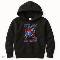 Its My 6th Birthday Spider Web 6 Year Old Kids Hoodie thumb 0