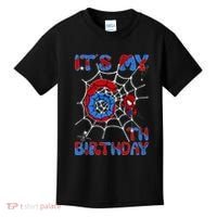 Its My 6th Birthday Spider Web 6 Year Old Kids T-Shirt thumb 0