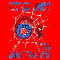 Its My 6th Birthday Spider Web 6 Year Old Santa Hat thumb 1