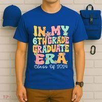 In My 6th Grade Graduate Era Groovy Last Day Of Sixth Grade Cute Gift T-Shirt thumb 6