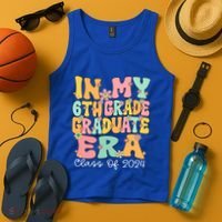 In My 6th Grade Graduate Era Groovy Last Day Of Sixth Grade Cute Gift Tank Top thumb 4