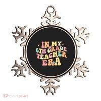 In My 6th Grade Teacher Era Back To School Retro Teacher Ornament thumb 0