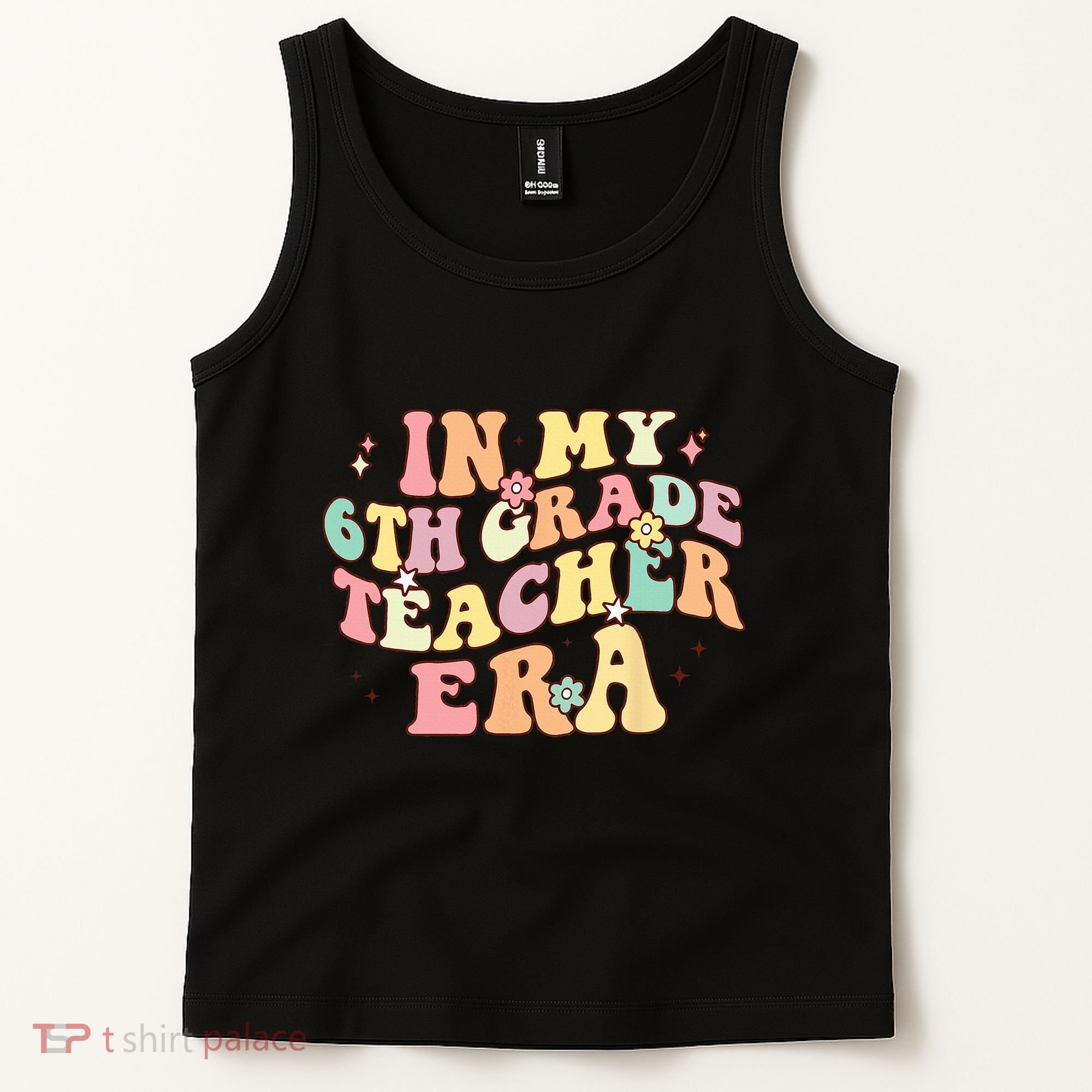 In My 6th Grade Teacher Era Back To School Retro Teacher Tank Top