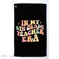 In My 6th Grade Teacher Era Back To School Retro Teacher Golf Towel thumb 0