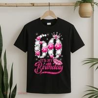It's My 60th Birthday Cute Gift Queen 60 Years Old Shoes Crown Diamond Gift T-Shirt thumb 2