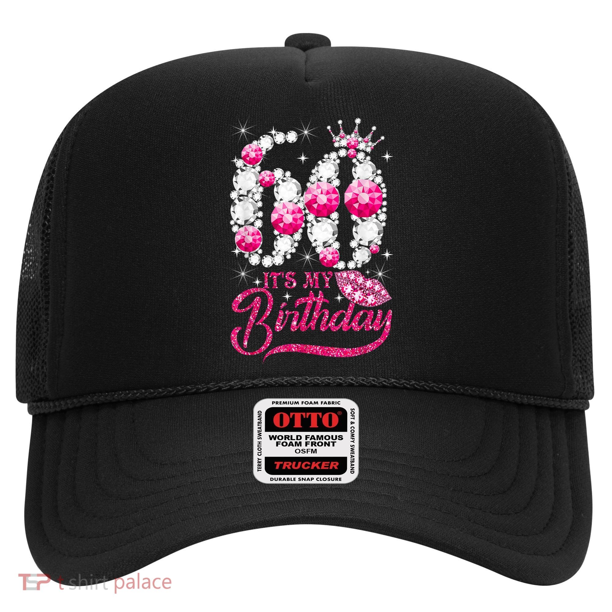 It's My 60th Birthday Cute Gift Queen 60 Years Old Shoes Crown Diamond Gift Hat
