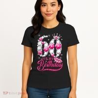 It's My 60th Birthday Cute Gift Queen 60 Years Old Shoes Crown Diamond Gift Women's T-Shirt thumb 4