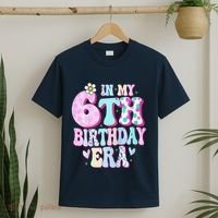 In My 6th Birthday Era Girl Gifts Six Bday 6 Year Old T-Shirt thumb 2