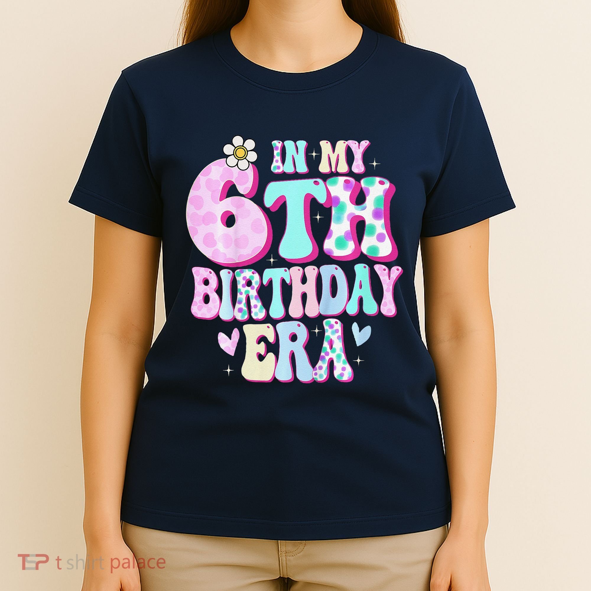 In My 6th Birthday Era Girl Gifts Six Bday 6 Year Old T-Shirt