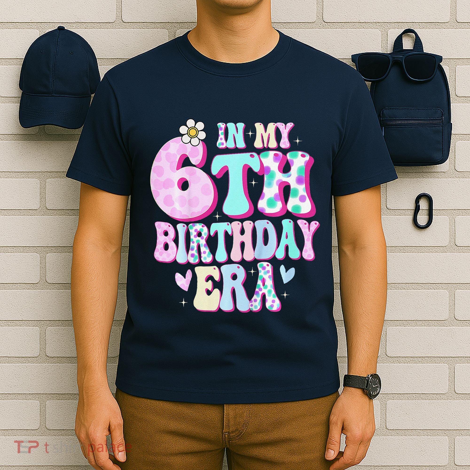 In My 6th Birthday Era Girl Gifts Six Bday 6 Year Old T-Shirt