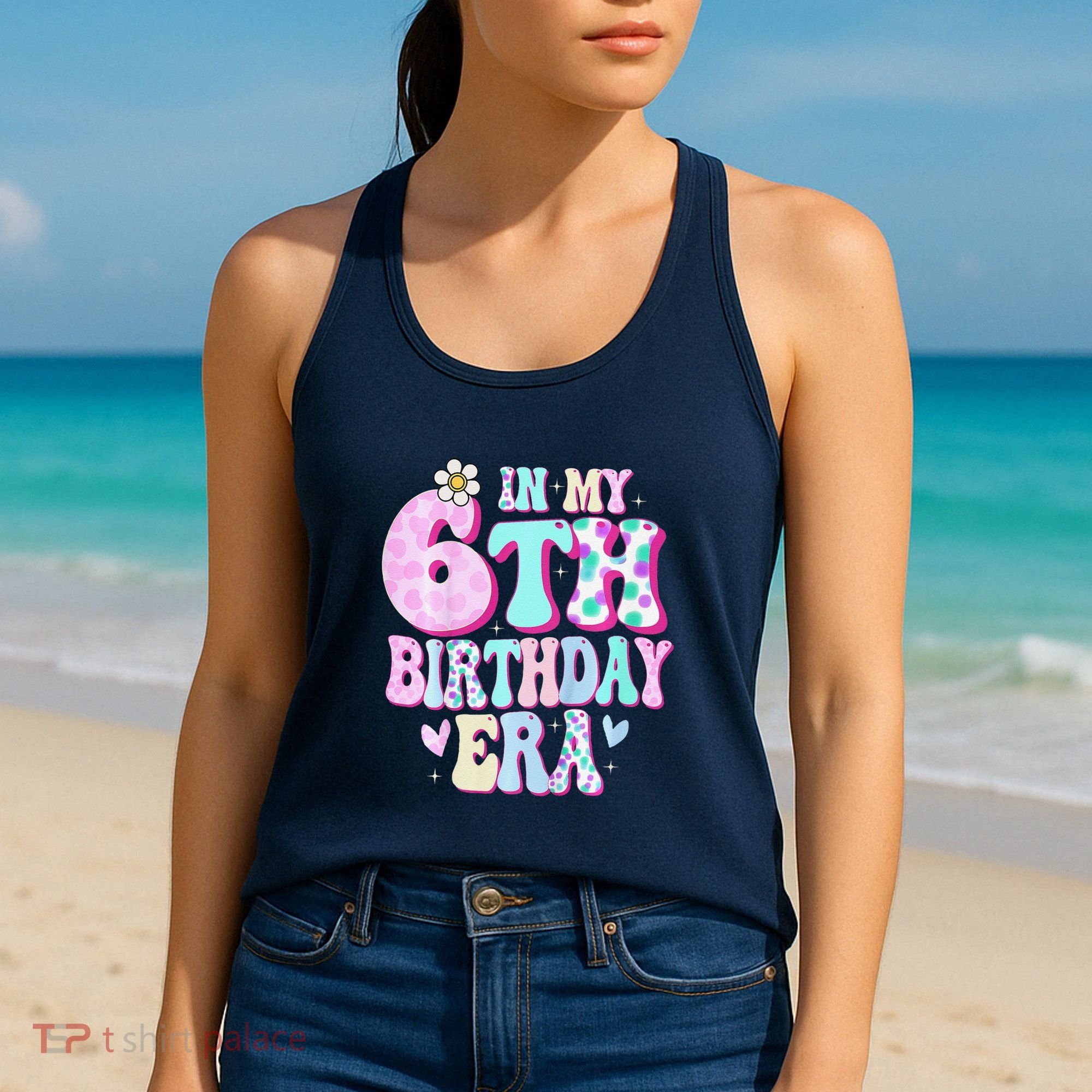 In My 6th Birthday Era Girl Gifts Six Bday 6 Year Old Women's Tank Top
