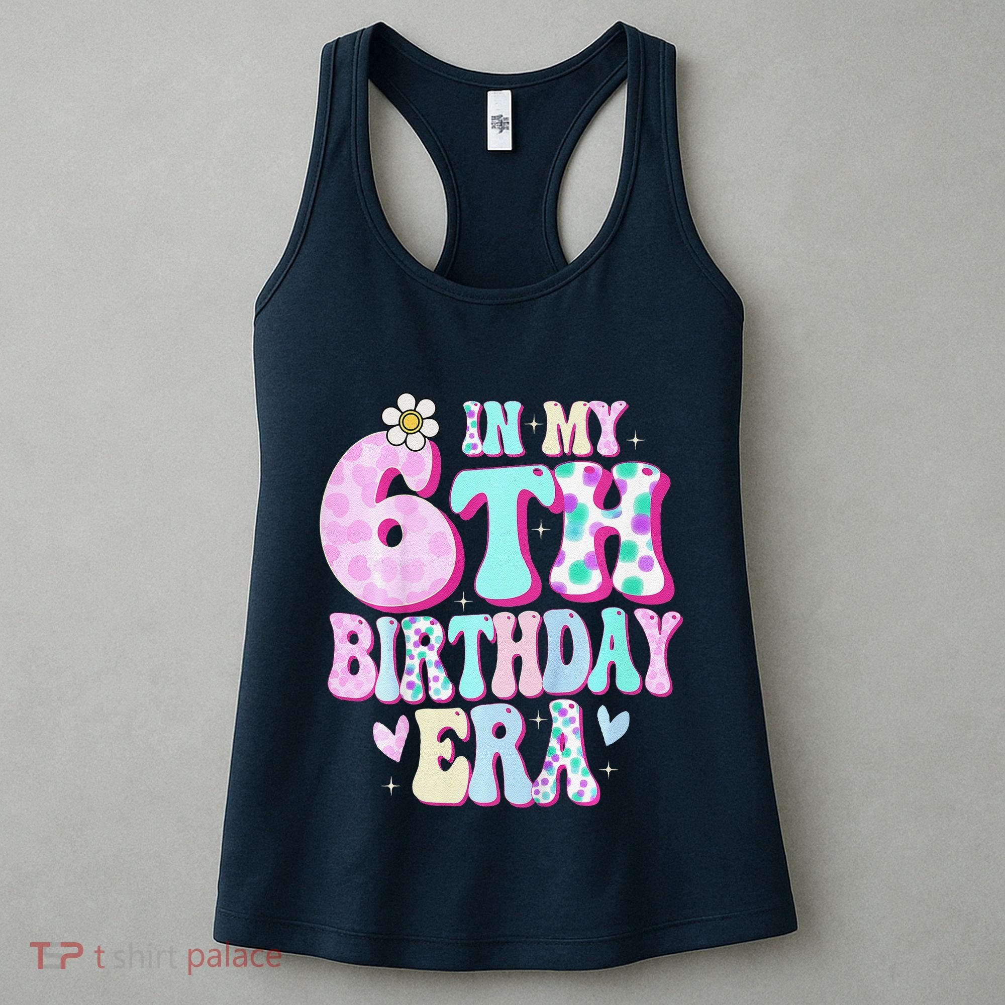 In My 6th Birthday Era Girl Gifts Six Bday 6 Year Old Women's Tank Top