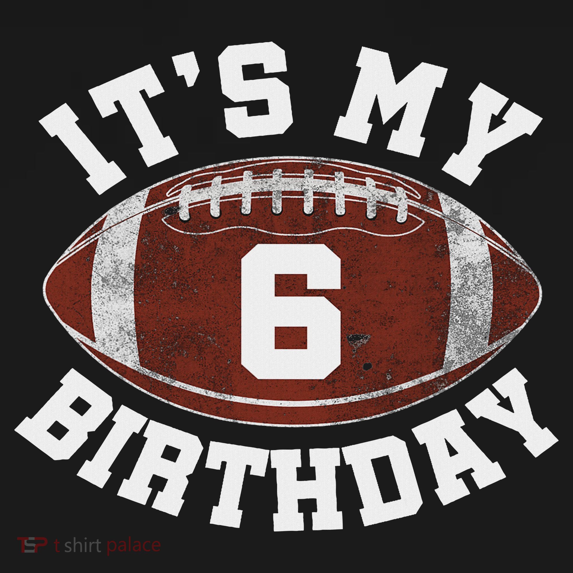 It's My 6th Birthday Boy 6 Year Old Football Player Sweatshirt