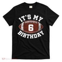 It's My 6th Birthday Boy 6 Year Old Football Player T-Shirt thumb 0