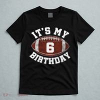 It's My 6th Birthday Boy 6 Year Old Football Player T-Shirt thumb 5