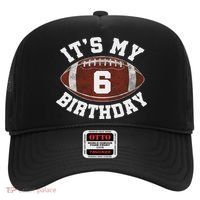 It's My 6th Birthday Boy 6 Year Old Football Player Hat thumb 0
