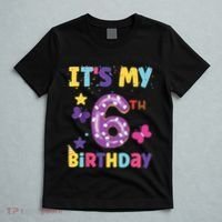Its My 6th Birthday Sweet Dunat Girl Funny 6 Year Old T-Shirt thumb 5