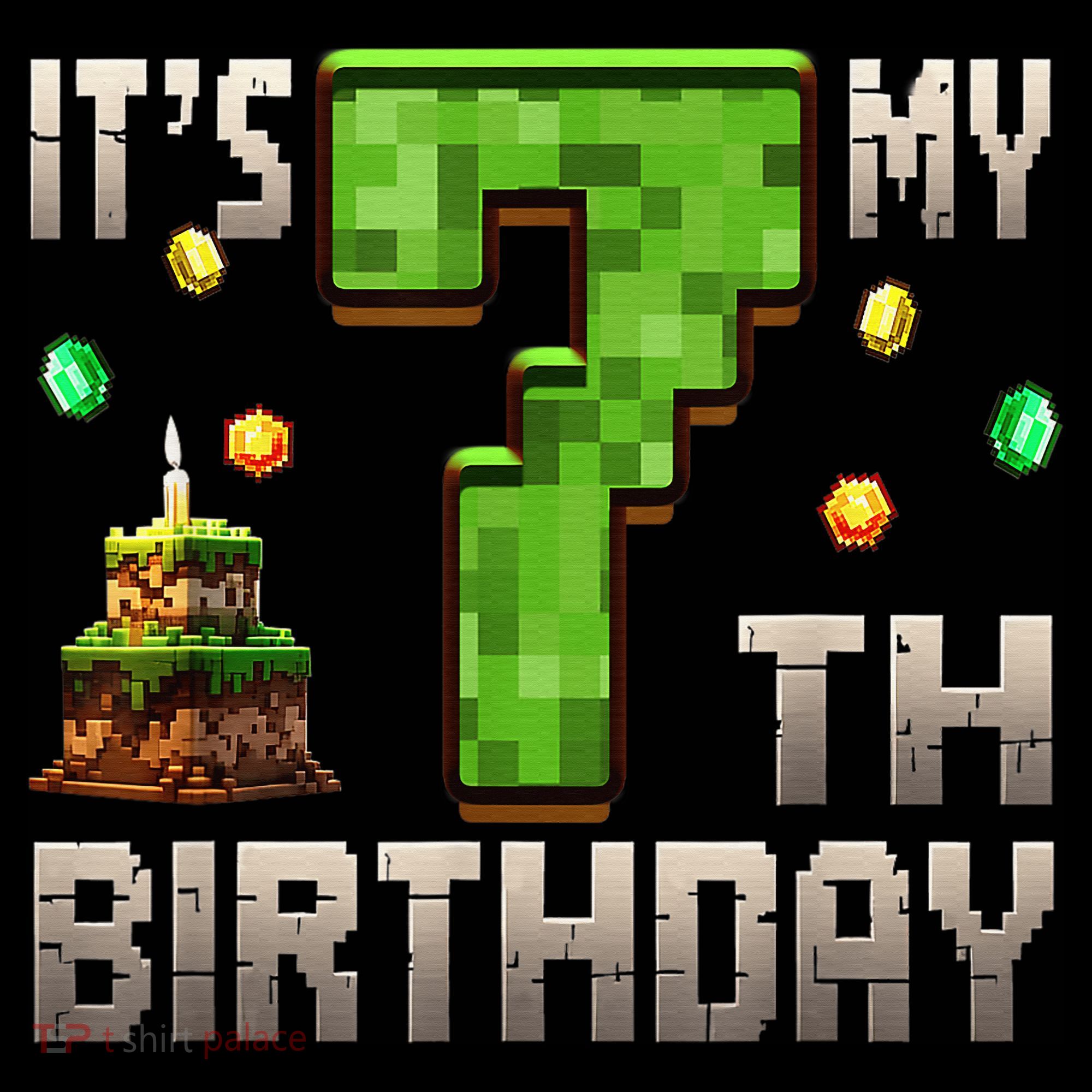 It'S My 7th Birthday 7 Year Old Gamer Pixel Birthday Boy Coffee Mug