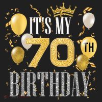 It's My 70th Birthday Cool 70 Years Old Birthday Party Women's Sweatshirt thumb 2