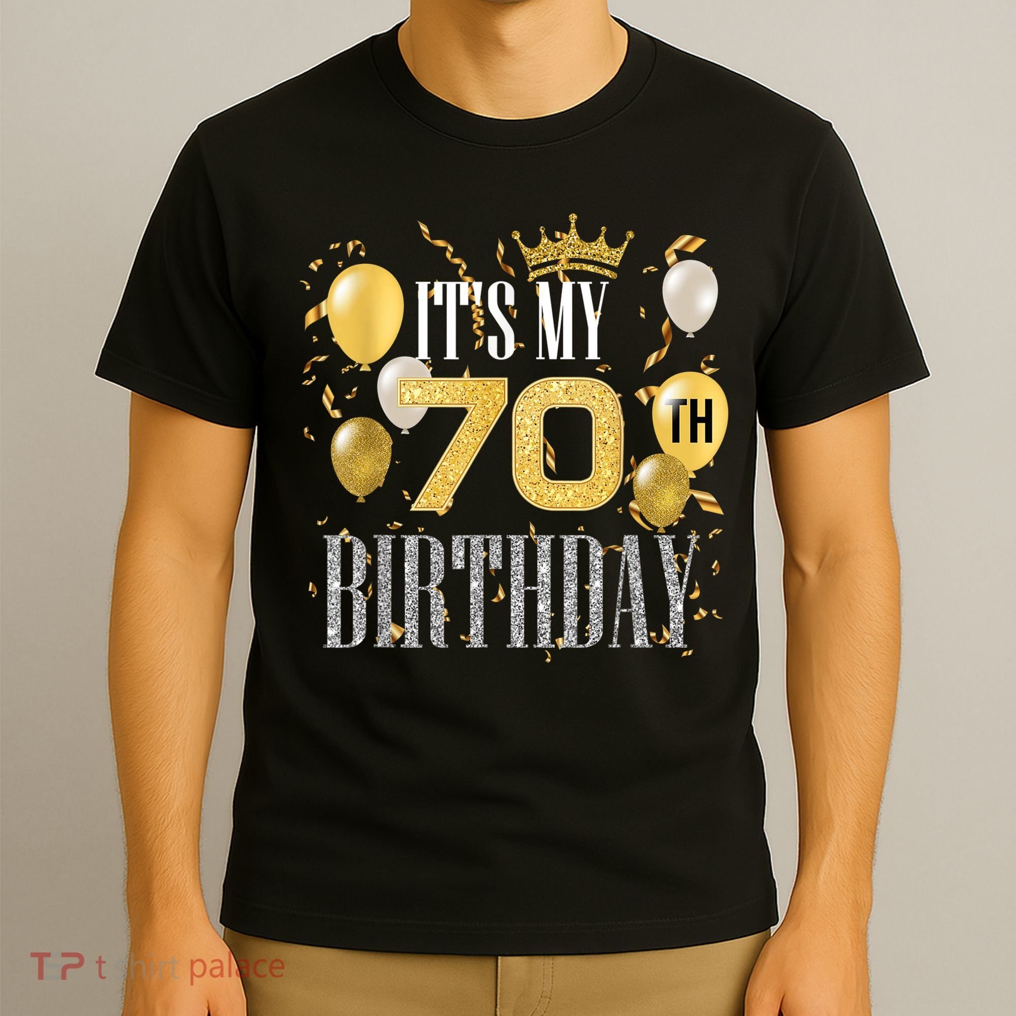 It's My 70th Birthday Cool 70 Years Old Birthday Party T-Shirt