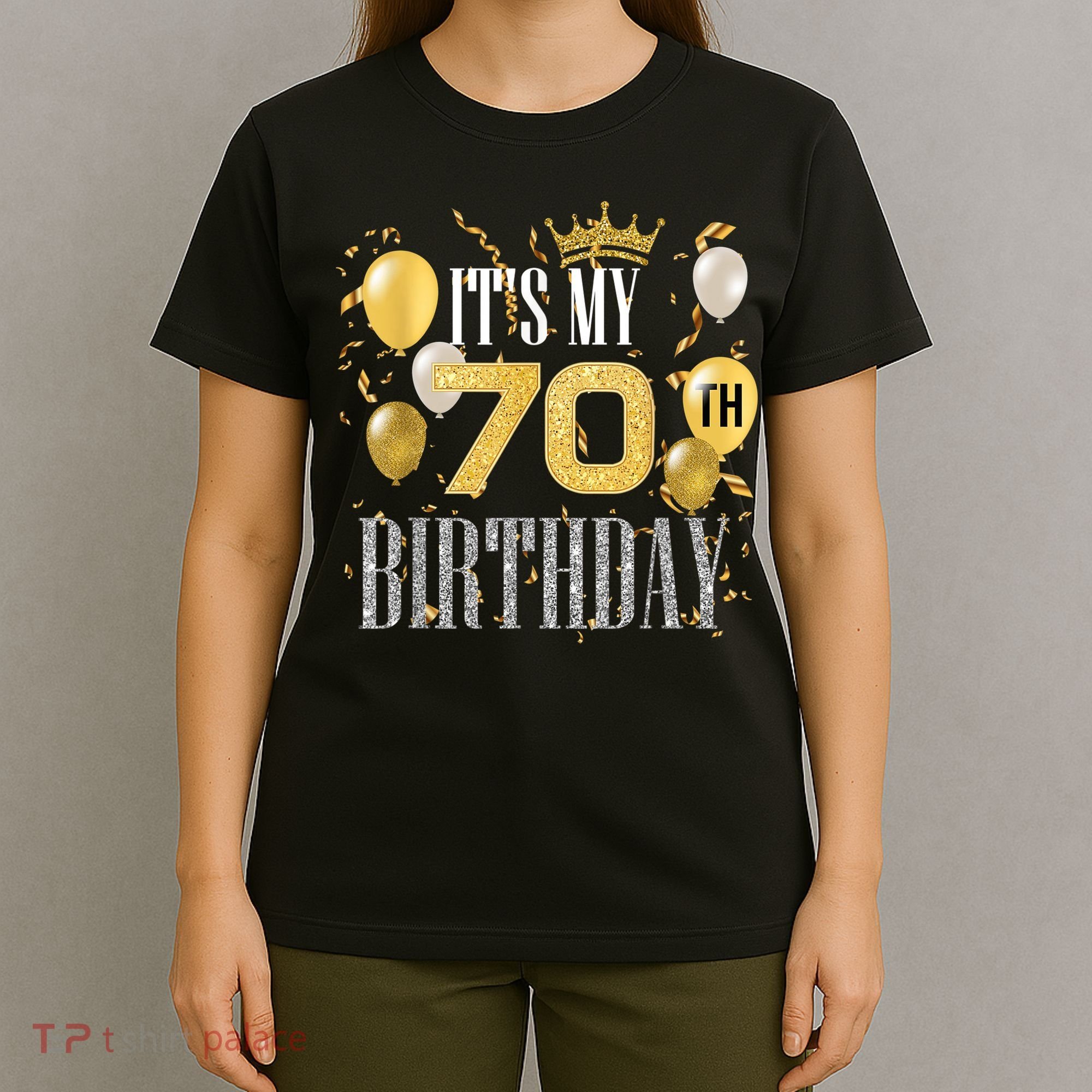It's My 70th Birthday Cool 70 Years Old Birthday Party T-Shirt