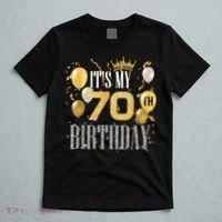 It's My 70th Birthday Cool 70 Years Old Birthday Party T-Shirt thumb 5
