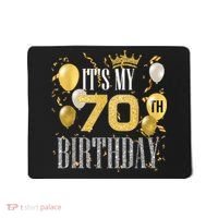 It's My 70th Birthday Cool 70 Years Old Birthday Party Mousepad thumb 0