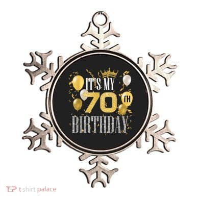 It's My 70th Birthday Cool 70 Years Old Birthday Party Ornament